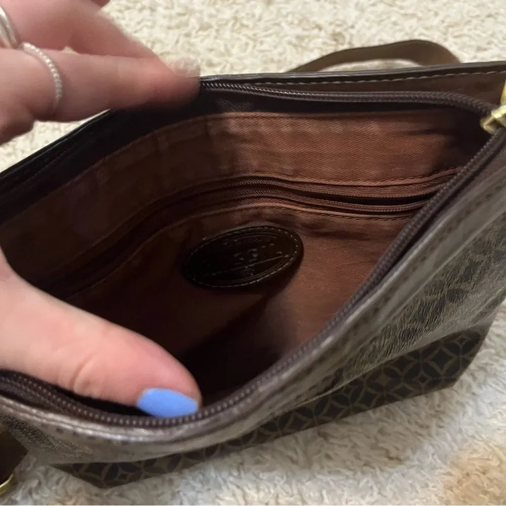 fossil crossbody tessa brown bag